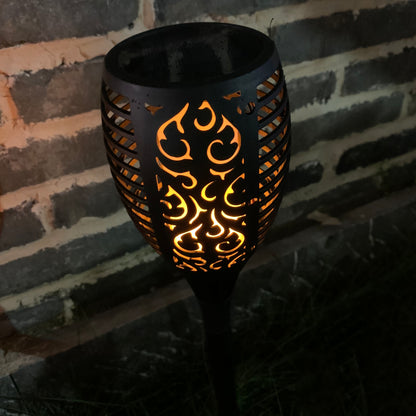 Forever Solar Lamp, 96Led, 2800K, IP65, Black