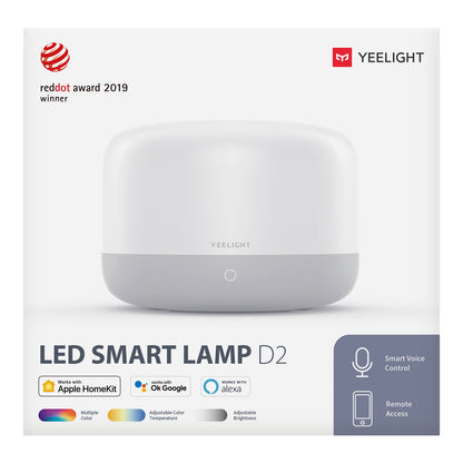 Lampe Veghe Yeelight D2 de Razer, Wi-Fi, 5W, 1700K - 6500K, 240lm, RGB, Blanc YLCT01YL YLCT01YL 