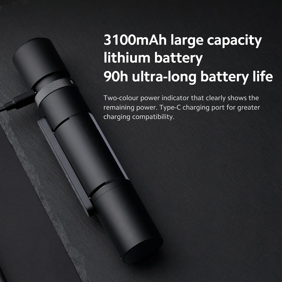 Lampe de poche LED Xiaomi Mi Multifonction, 1000lm, IPX4 BHR7004GL