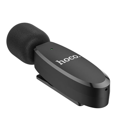 Lavalier Bluetooth HOCO L15, USB-C, noir