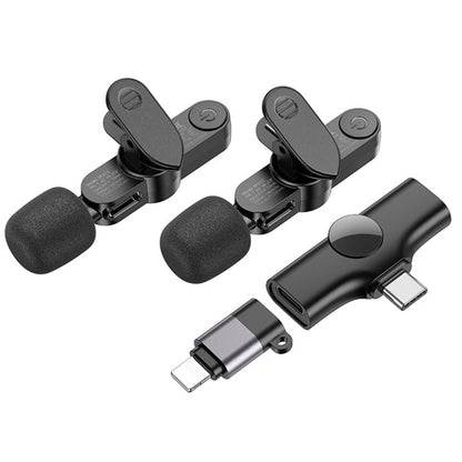 Lavalier Borofone BFK12 Trophy, USB-C / Lightning, Set 2 pièces, Noir