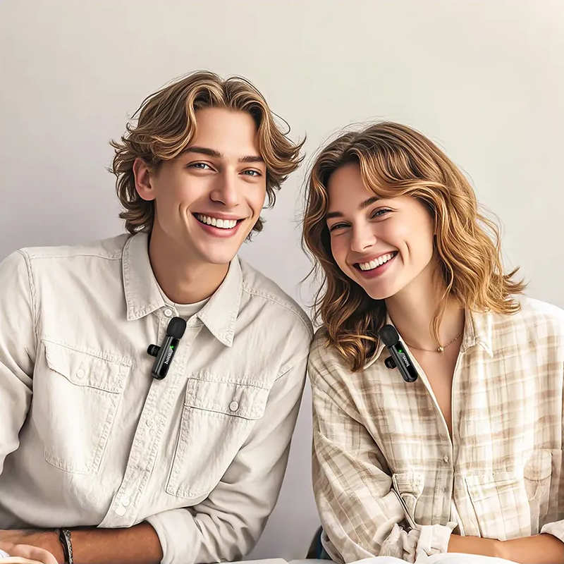 Lavalier HOCO L20A, USB-C / Lightning, Set de 2 pièces, Noir