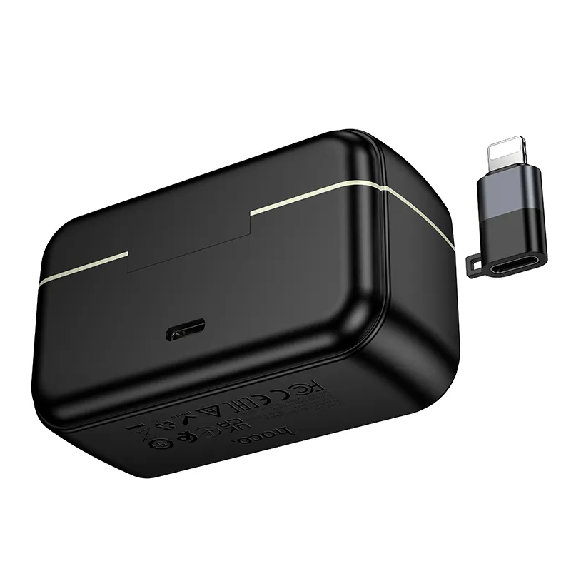 Lavalier HOCO L22, USB-C / Lightning, Set 2 pièces, Noir
