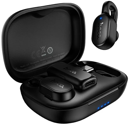 Micro-cravate HOCO L27, USB-C, Lot de 2 pièces, Noir