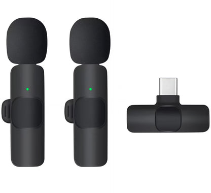 Lavalier OEM K1, USB-C, Set de 2 pièces, Noir