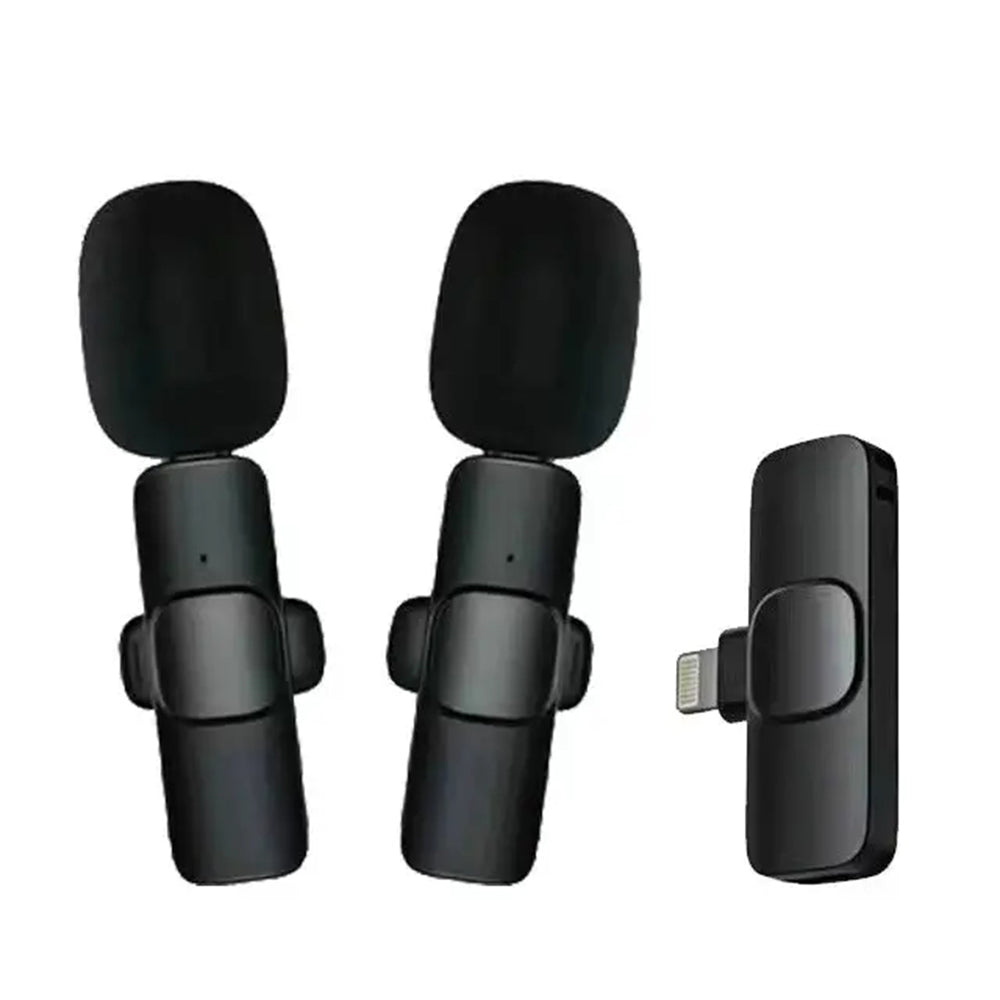Micro-casque Techsuit LW1, Lightning, Lot de 2 pièces, Noir