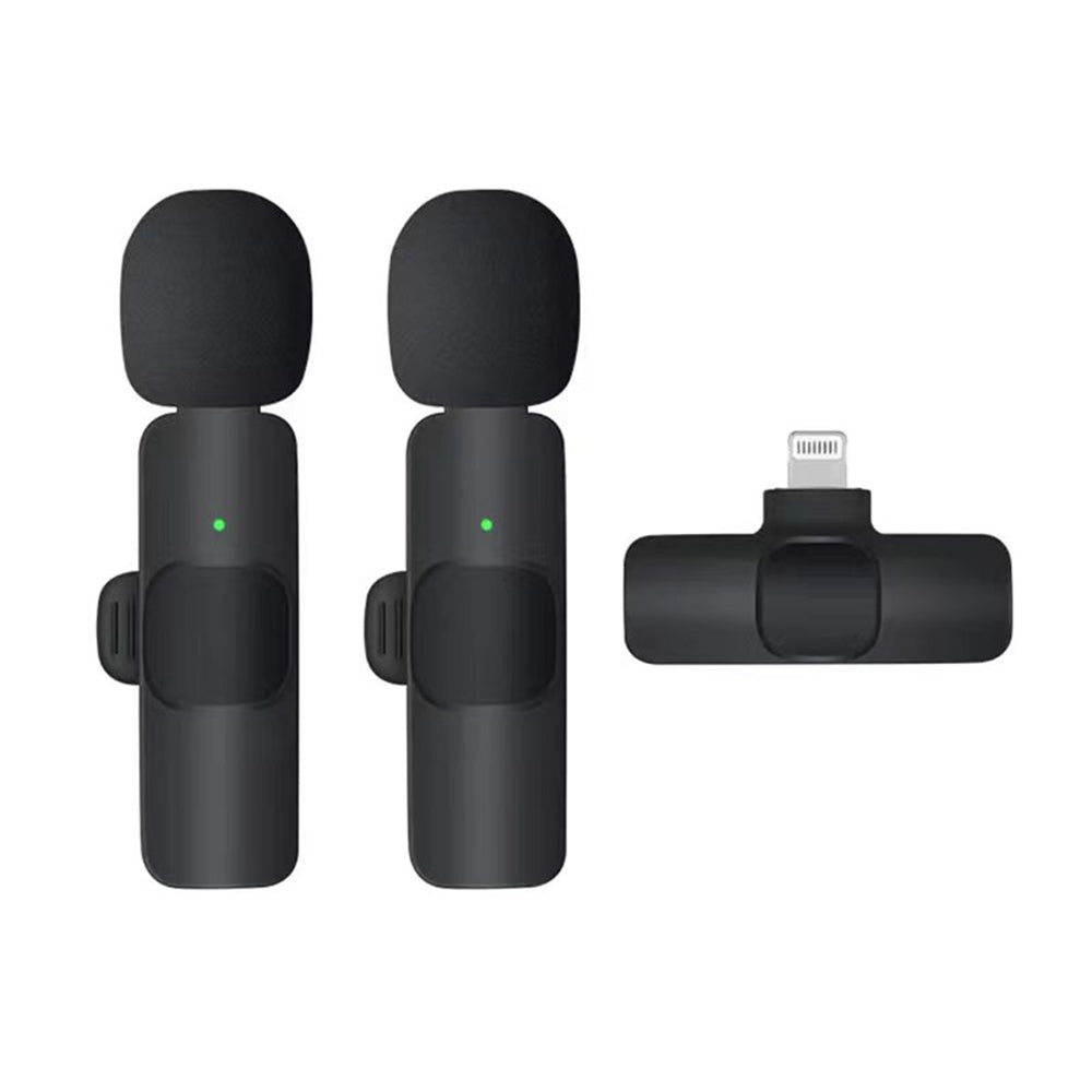 Micro-casque Techsuit LW1, Lightning, Lot de 2 pièces, Noir