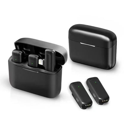 Micro-cravate Techsuit LW4, Lightning, Set de 2 pièces, Noire