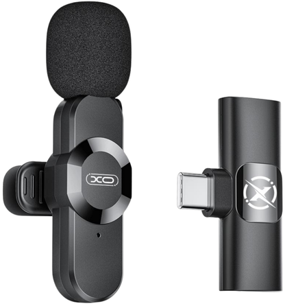 Lavalier XO Design MC13, USB-C / Lightning, Noir