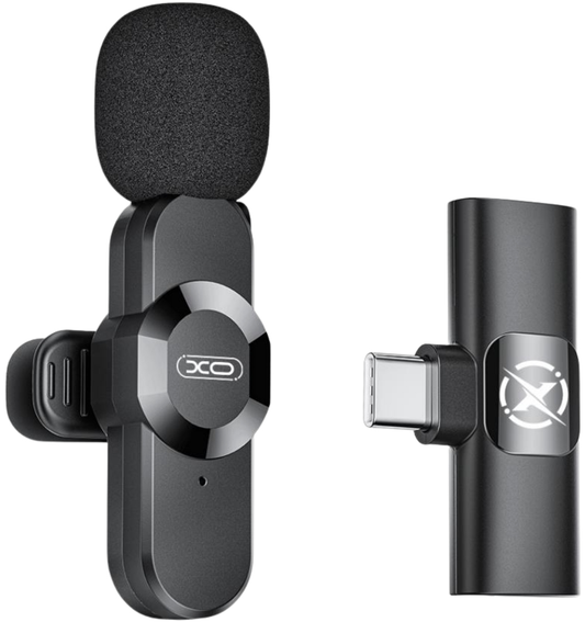 Lavalier XO Design MC13, USB-C / Lightning, Noir