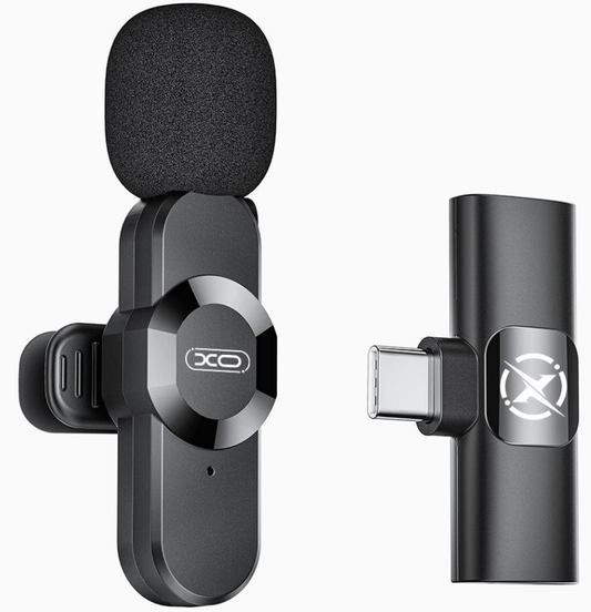 Micro-cravate XO Design MC14 Dual, USB-C / Lightning, Lot de 2 pièces, Noir