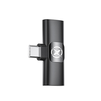 Lavalier XO Design MC14 Dual, USB-C / Lightning, Set of 2 pieces, Black