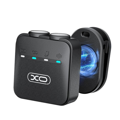Micro-cravate XO Design MC15 Dual, USB-C / Lightning, Lot de 2 pièces, Noir