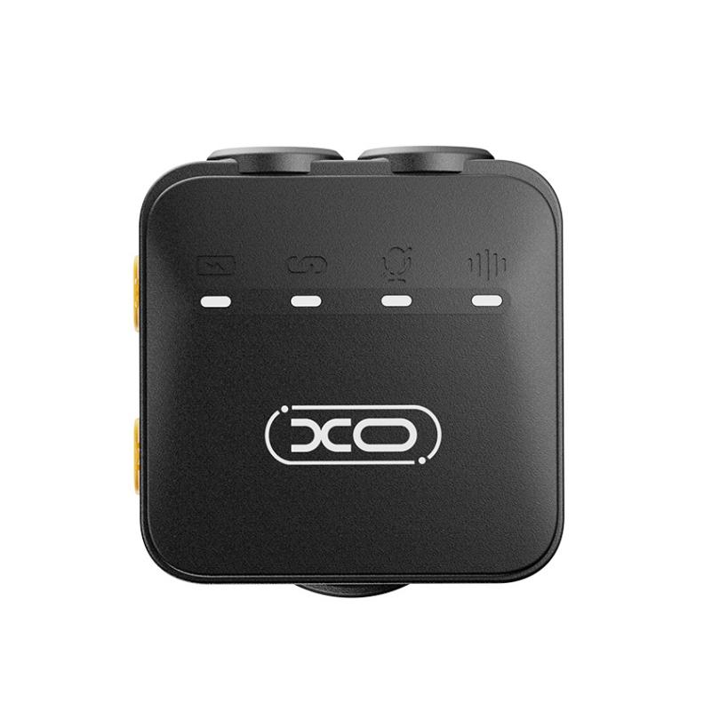 Micro-cravate XO Design MC15 Dual, USB-C / Lightning, Lot de 2 pièces, Noir