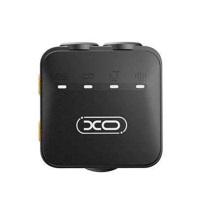Micro-cravate XO Design MC15 Dual, USB-C / Lightning, Lot de 2 pièces, Noir
