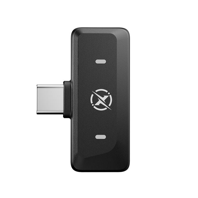 Micro-cravate XO Design MC15 Dual, USB-C / Lightning, Lot de 2 pièces, Noir