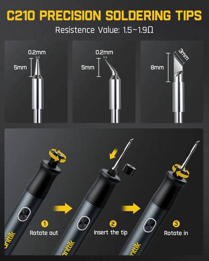 Fanttik T1 Max Soldering Iron, 8in1