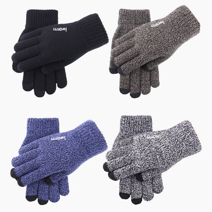 Iwarm ST0005 Touchscreen Winter Gloves, Size 21cm, Gray