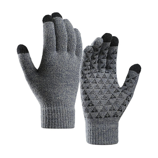 Gants d'Hiver Tactiles Iwarm ST0018, Taille 23cm, Gris