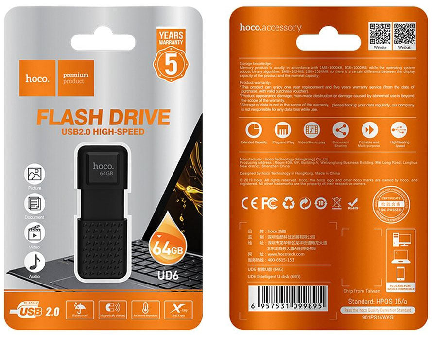 Mémoire Externe HOCO Intelligent UD6, 64Gb