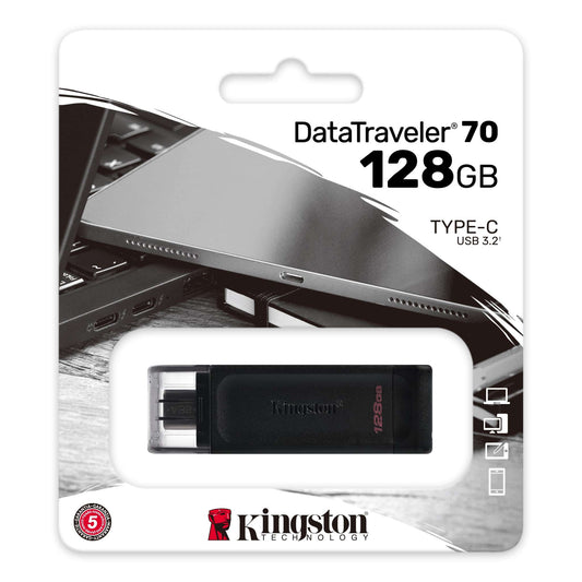 Mémoire externe Kingston DT70 USB-C, 128 Go DT70/128 Go