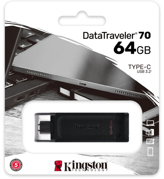 Kingston DT70, Mémoire externe USB-C 64 Go DT70/64 Go