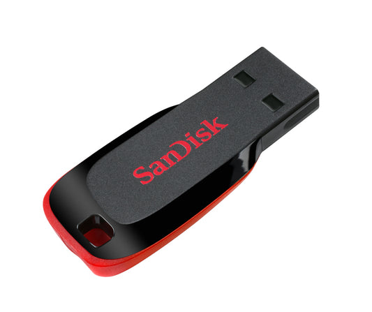 SanDisk Cruzer Blade USB-A External Memory, 64Gb SDCZ50-064G-B35