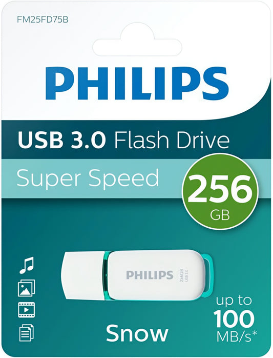 Mémoire Externe USB-A 3.0 Philips Snow Edition, 256Gb PHMMD256GBS200U3