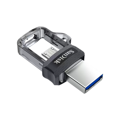 Mémoire Externe USB-A 3.0 / microUSB SanDisk Ultra Dual Drive, 128Gb SDDD3-128G-G46