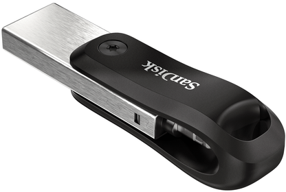 Mémoire Externe USB-A 3.0 / Lightning SanDisk iXpand Go, 64Gb SDIX60N-064G-GN6NN
