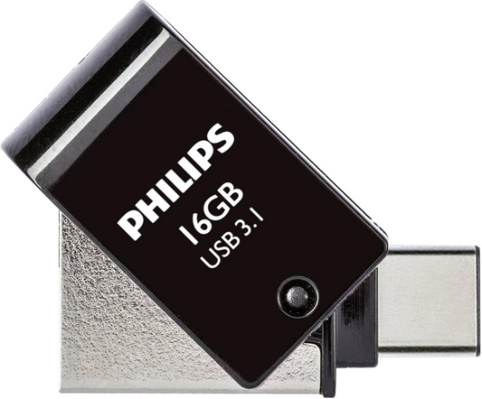 Mémoire Externe USB-A 3.1 / USB-C Philips, 16Gb FM16DC152B/00