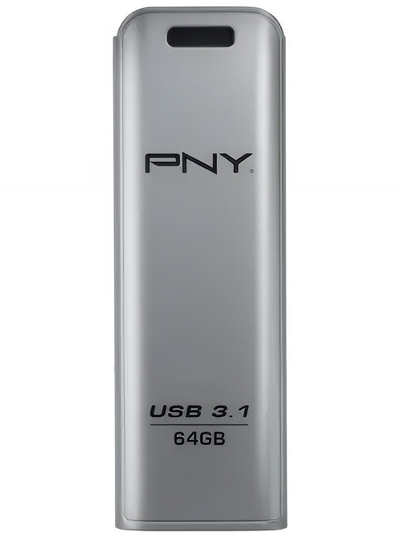 Mémoire Externe USB-A 3.1 PNY Elite Steel, 64Gb FFD64GESTEEL31G-EF