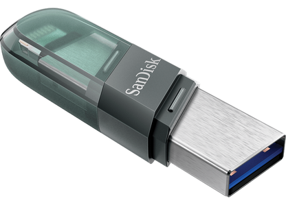 Mémoire Externe USB-A 3.1 / Lightning SanDisk iXpand Flip, 64Gb SDIX90N-064G-GN6NN