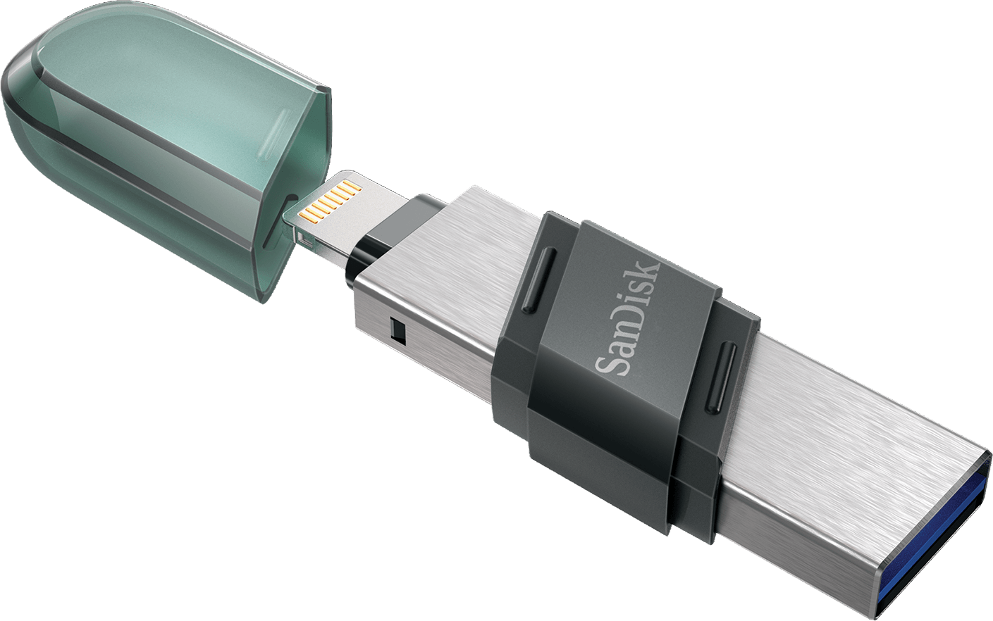 Mémoire Externe USB-A 3.1 / Lightning SanDisk iXpand Flip, 64Gb SDIX90N-064G-GN6NN