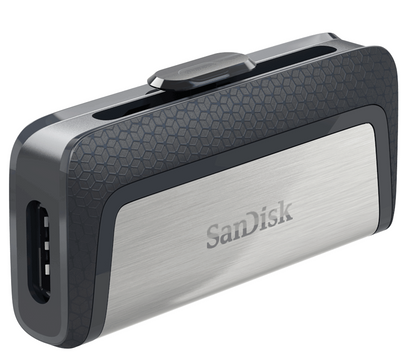 Mémoire Externe USB-A 3.1 / USB-C SanDisk Ultra Dual, 128Go SDDDC2-128G-G46