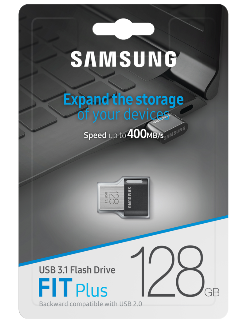 Mémoire Externe USB-A 3.1 Samsung FIT Plus, 128Gb MUF-128AB/APC
