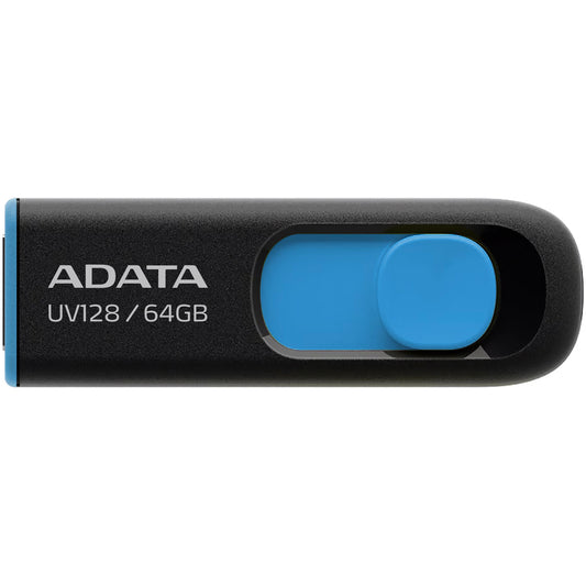 Mémoire externe USB-A 3.2 Adata UV128, 64Gb AUV128-64G-RBE 