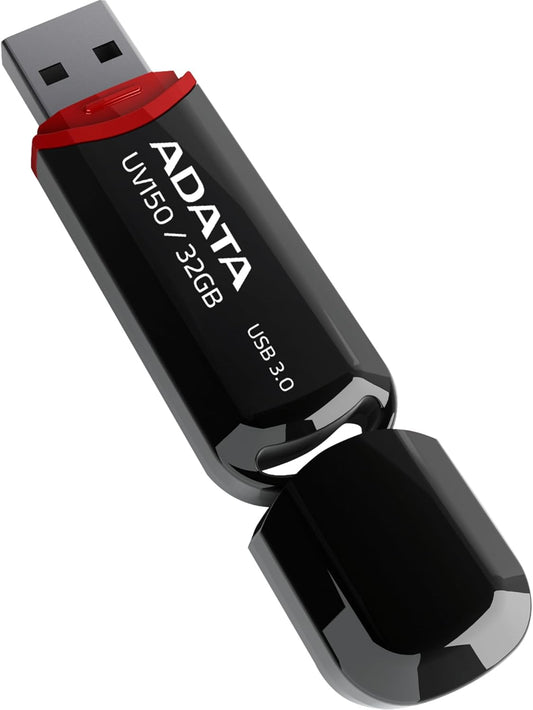 Mémoire Externe USB-A 3.2 Adata UV150, 32Go AUV150-32G-RBK