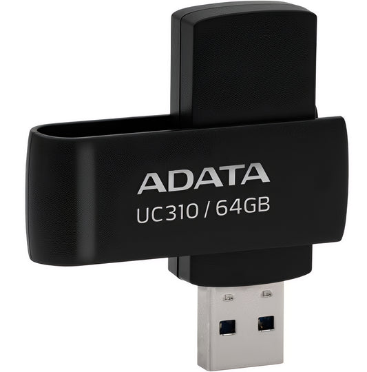 Mémoire Externe USB-A 3.2 Adata UC310, 64Go UC310-64G-RBK
