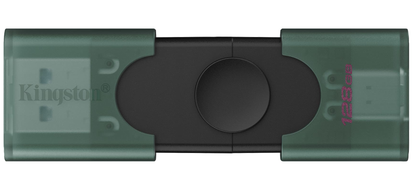 Mémoire Externe USB-A 3.2 / USB-C Kingston Duo, 128Go DTDEG2/128GB