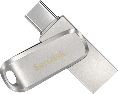 Mémoire Externe USB-A 3.2 / USB-C SanDisk Ultra Luxe Dual Drive, 256Go SDDDC4-256G-G46