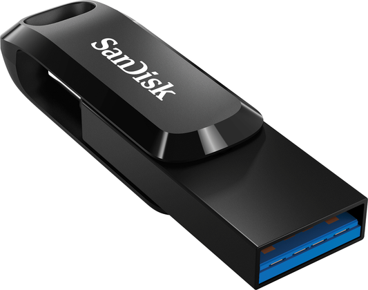 Mémoire Externe USB-A 3.2 / USB-C SanDisk Ultra Dual Go, 1TB SDDDC3-1T00-G46