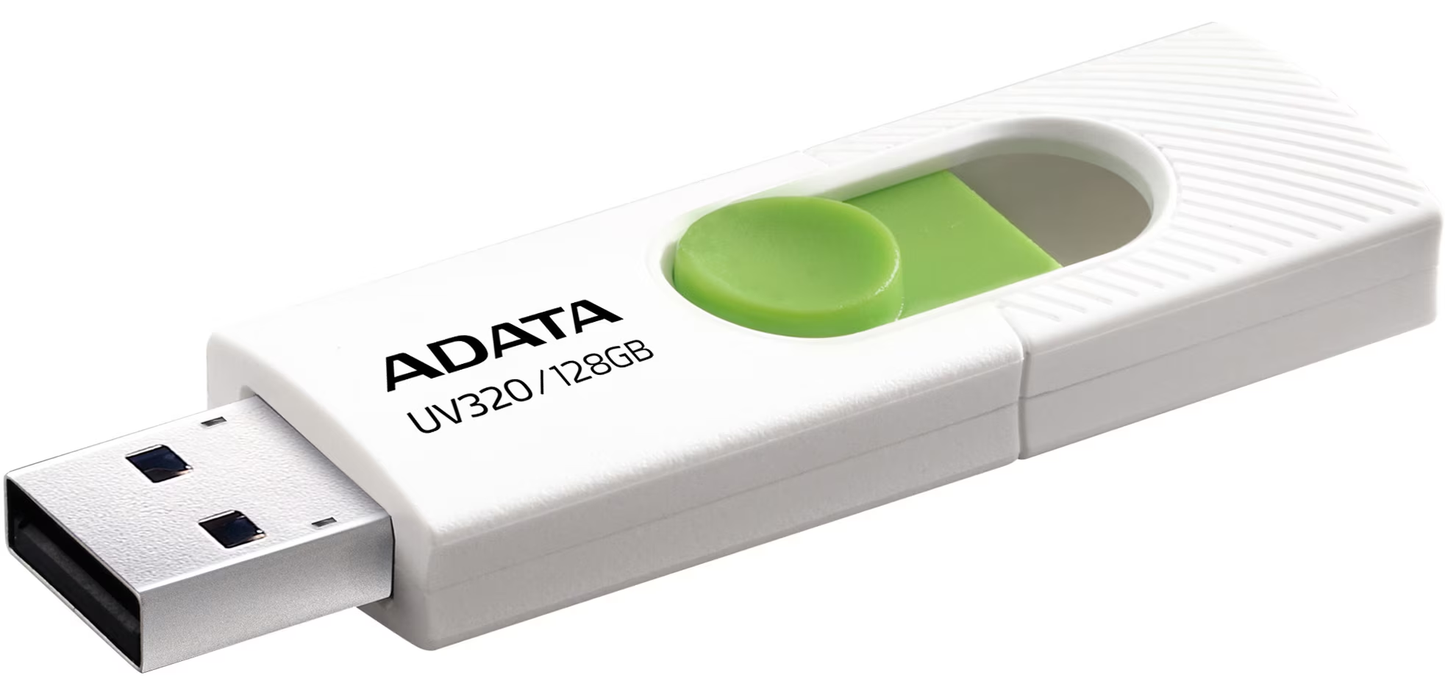 Mémoire Externe USB-A 3.2 Adata UV320, 128Gb AUV320-128G-RWHGN