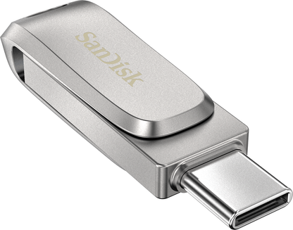 Mémoire Externe USB-A 3.2 / USB-C SanDisk Ultra Luxe Dual Drive, 256Go SDDDC4-256G-G46