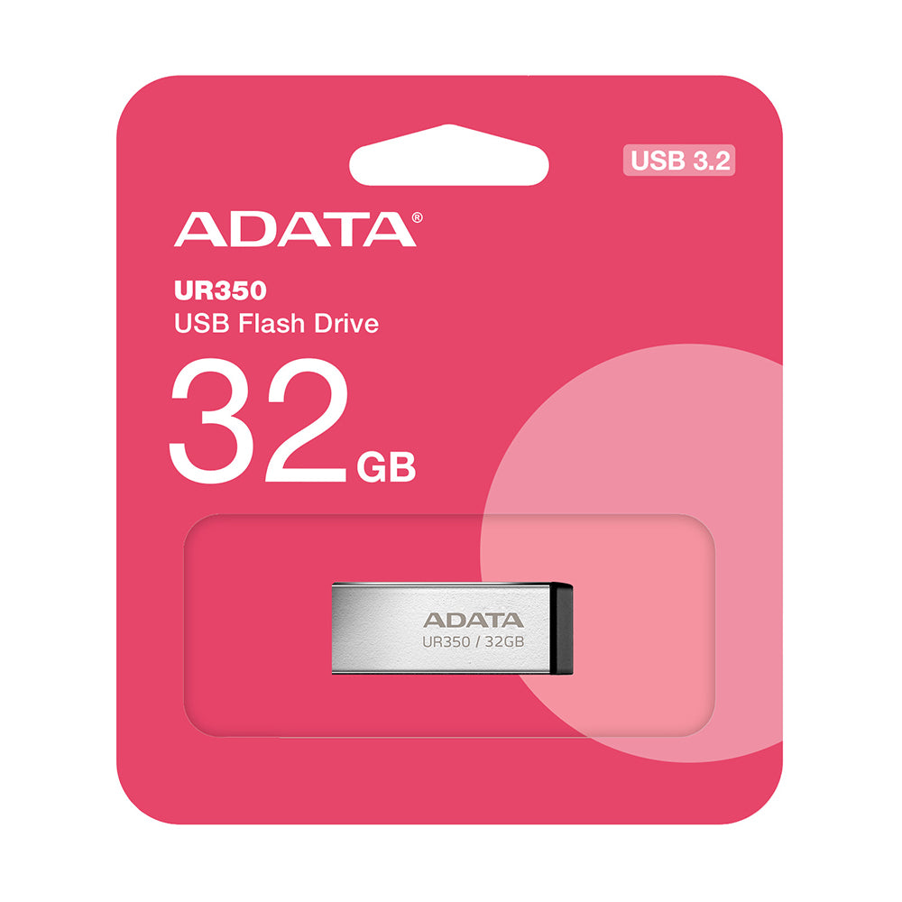 Mémoire externe USB-A 3.2 Adata UR350, 32 Go UR350-32G-RSR/BK