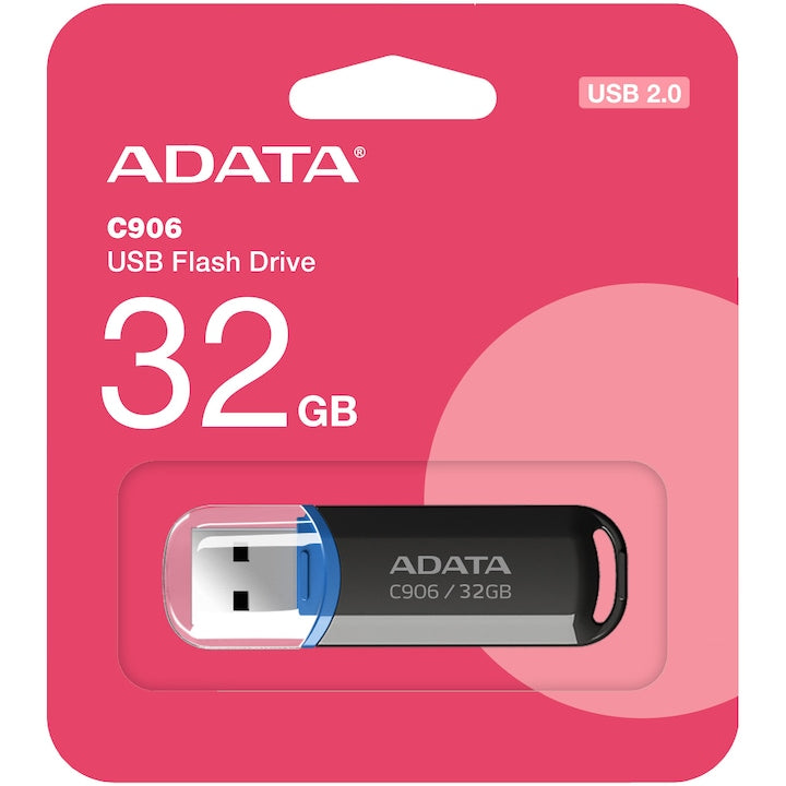 Mémoire Externe USB-A Adata C906, 32Gb AC906-32G-RBK