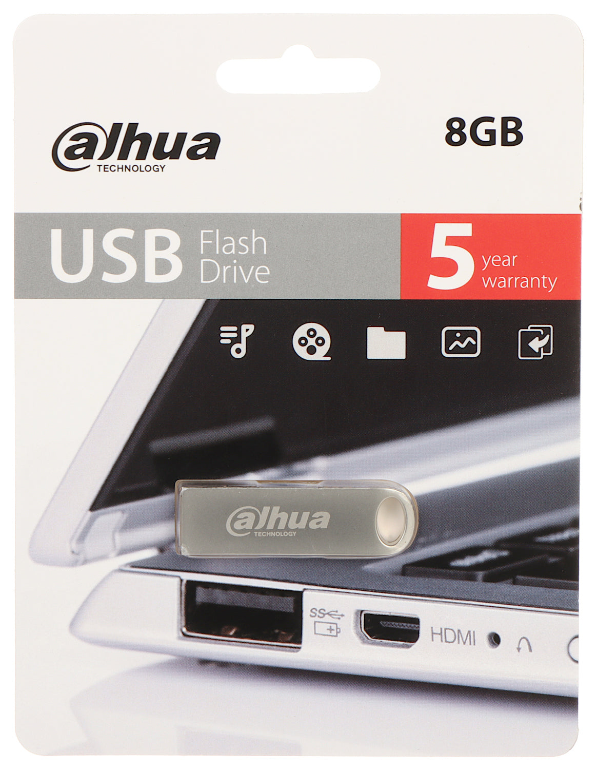 Dahua Mémoire externe USB-A, 8Gb DHI-USB-U106-20-8GB 