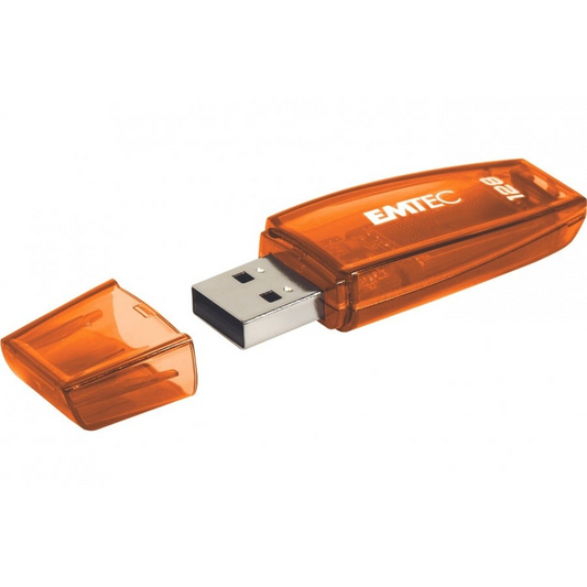 Mémoire Externe USB-A Emtec C410 Color Mix, 128Gb ECMMD128G2C