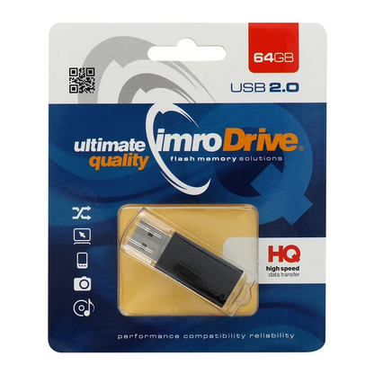 Mémoire Externe USB-A Imro, 64Gb