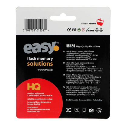 Mémoire Externe USB-A Imro Easy, 128Gb
